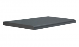 Vnútorné drevotrieskové parapety SLIM bez nosa - Antracit RAL 7012 (4109) SLIM